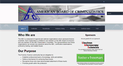 Desktop Screenshot of criminalistics.com